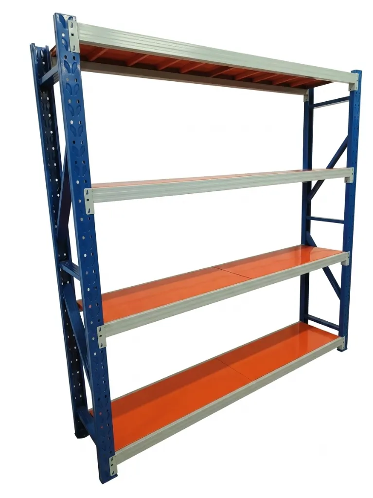 Heavy Duty Magazijnstelling Breedvakstelling (300kg per laag) 200x40x200cm (LxBxH) - 2.webp