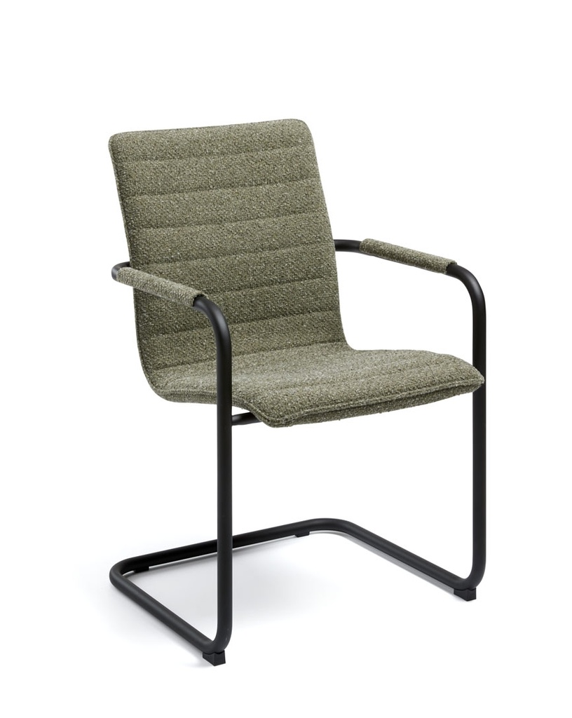 05Z Design sledestoel met zwart frame (Turtle)