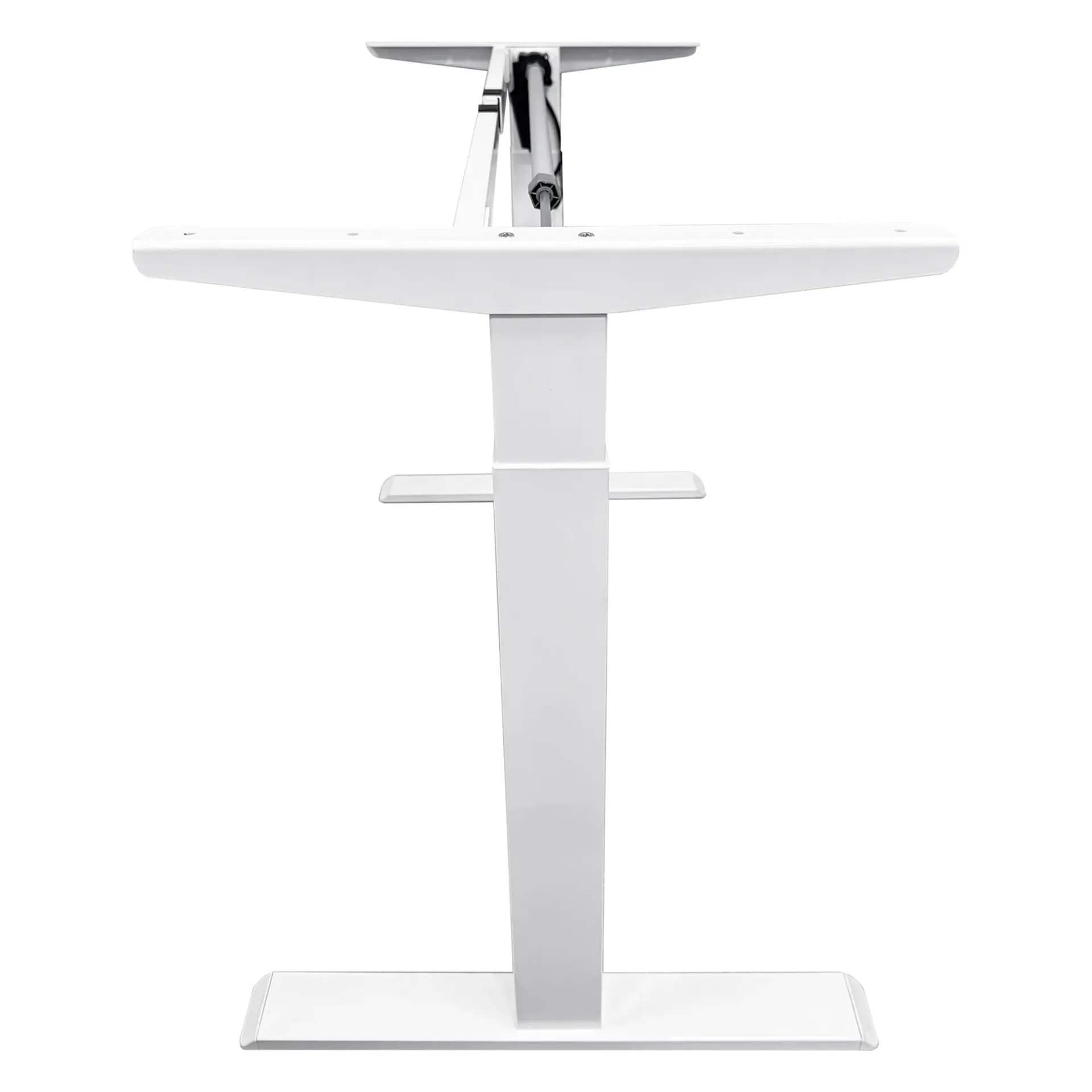 Duradesk Elektrisch Verstelbaar Bureauframe voor bladformaat 160 X 80 cm - Wit frame (Wit frame)