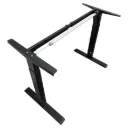 Duradesk Elektrisch Verstelbaar Bureauframe voor bladformaat 160 X 80 cm - Zwart frame