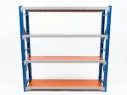 Heavy Duty Magazijnstelling / Breedvakstelling (300kg per laag) 200x40x200cm (LxBxH)